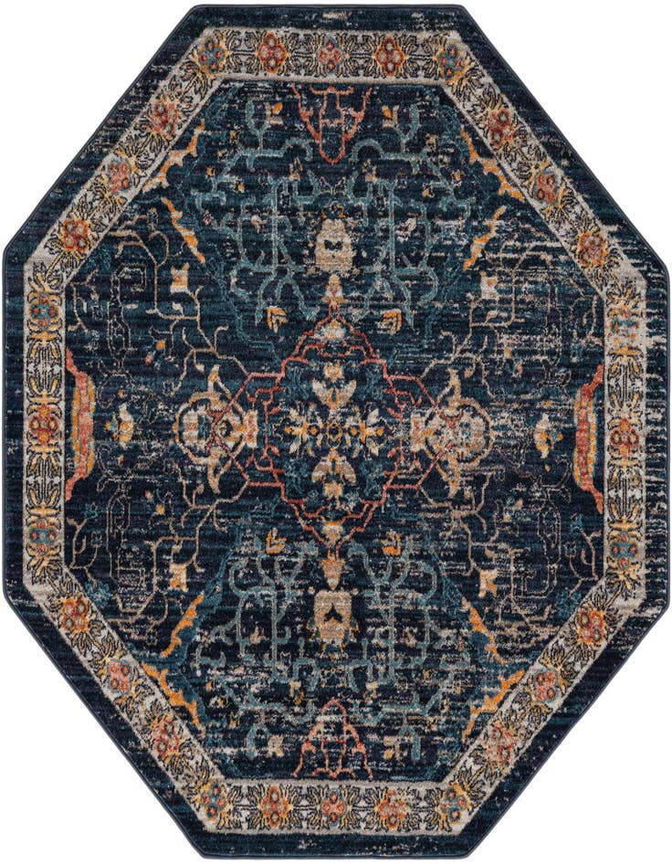 Detail image of 5' x 5' Lola Octagon Rug