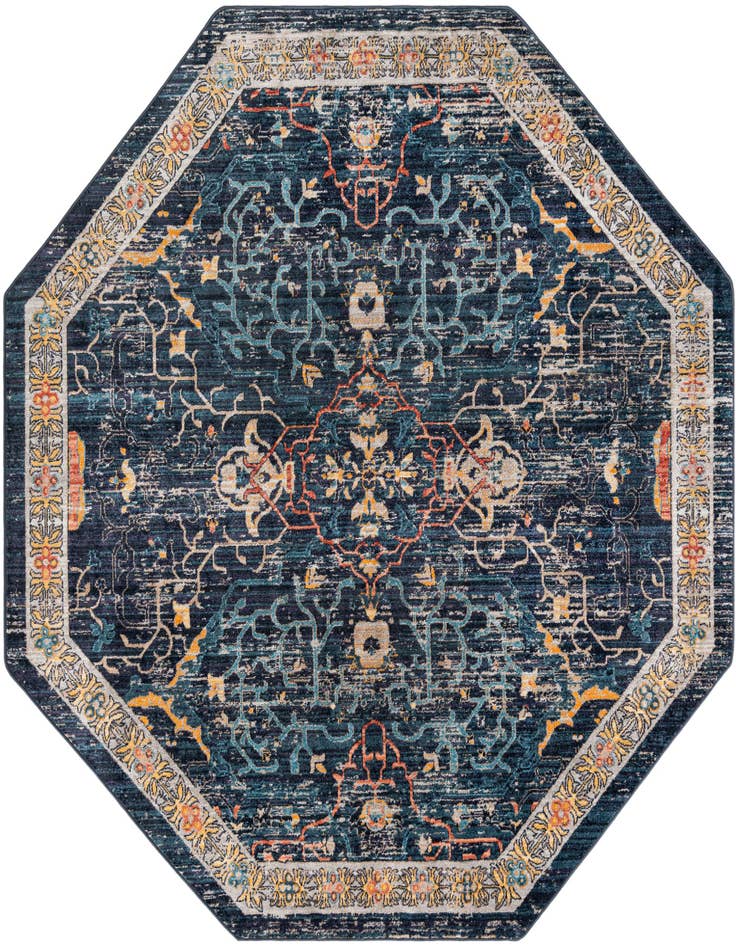 Detail image of 7' 10 x 7' 10 Lola Octagon Rug