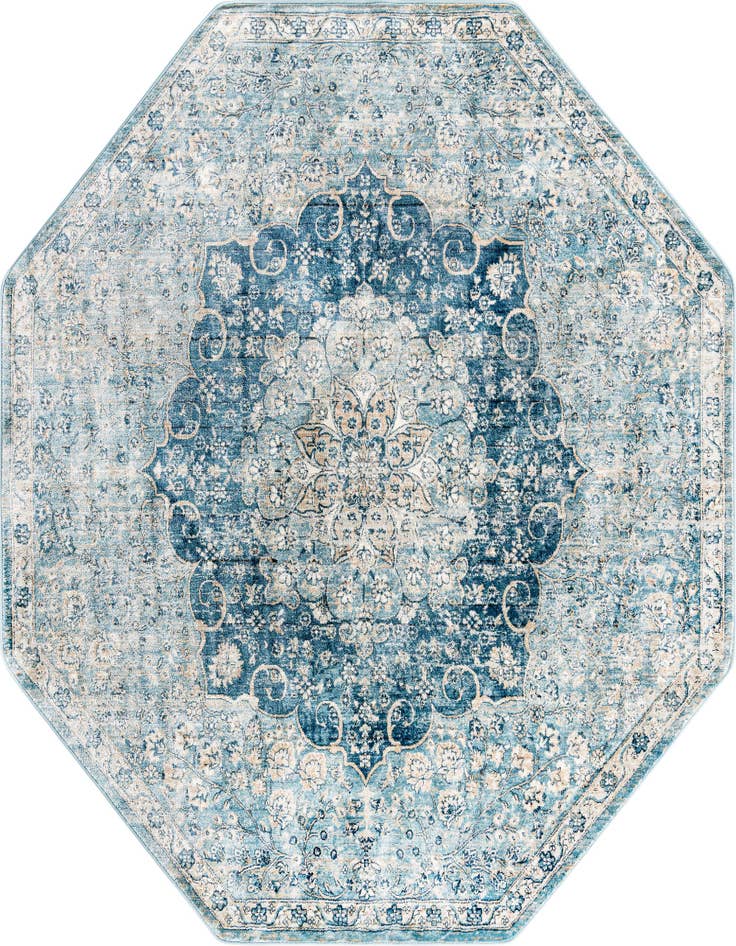 Detail image of 7' x 7' Newport Octagon Rug
