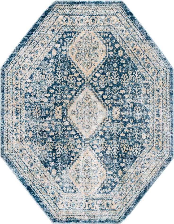 Detail image of 4' x 4' Newport Octagon Rug