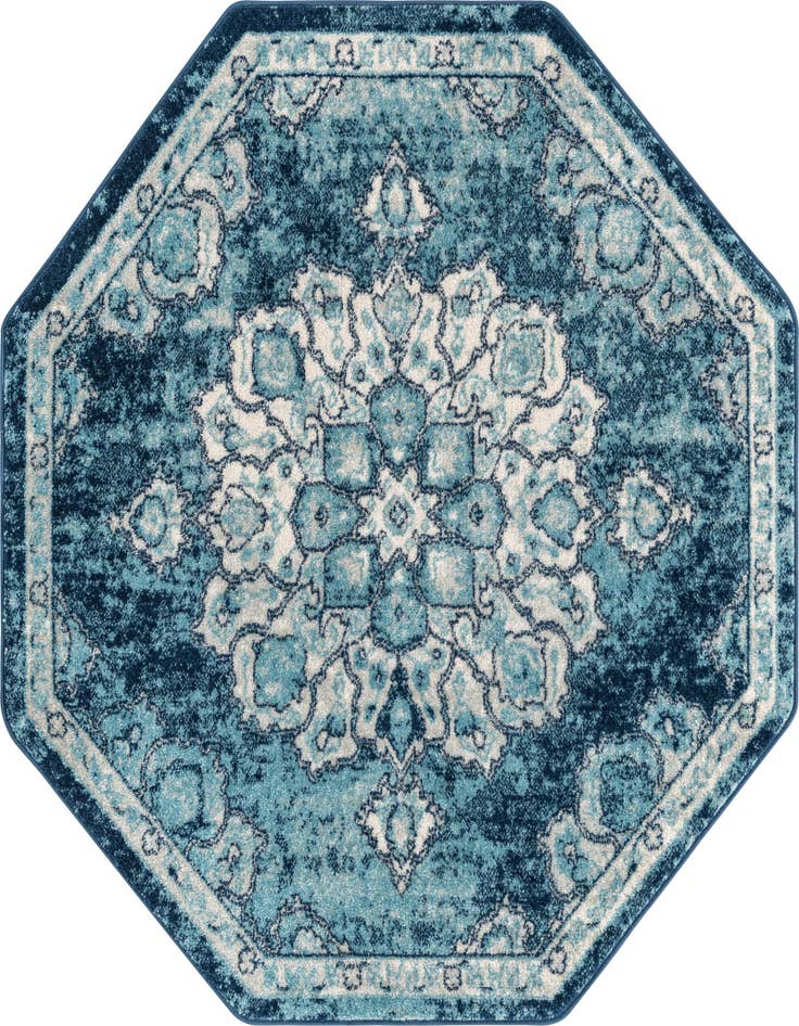 Detail image of 5' x 5' Parker Octagon Rug