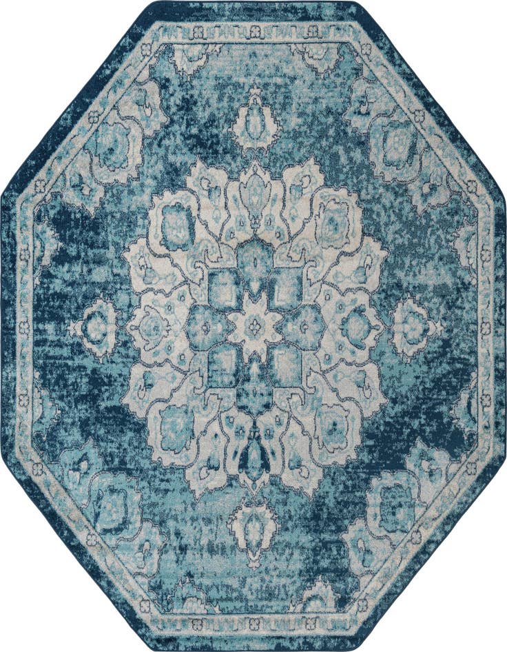Detail image of 7' 10 x 7' 10 Parker Octagon Rug