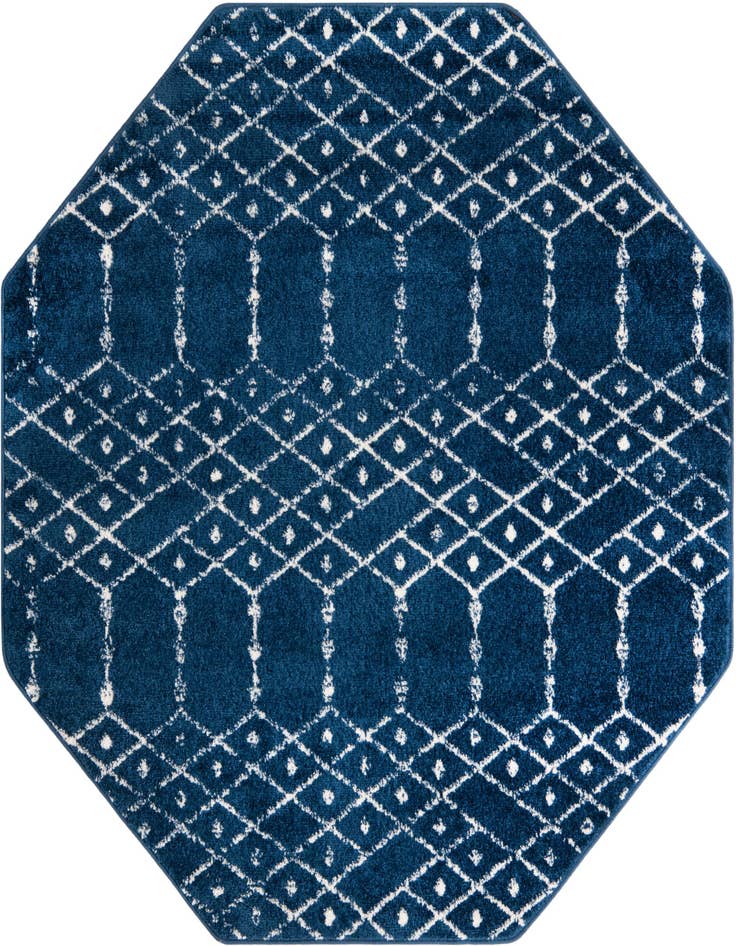 Detail image of 5' 3 x 5' 3 Paxon Trellis Octagon Rug