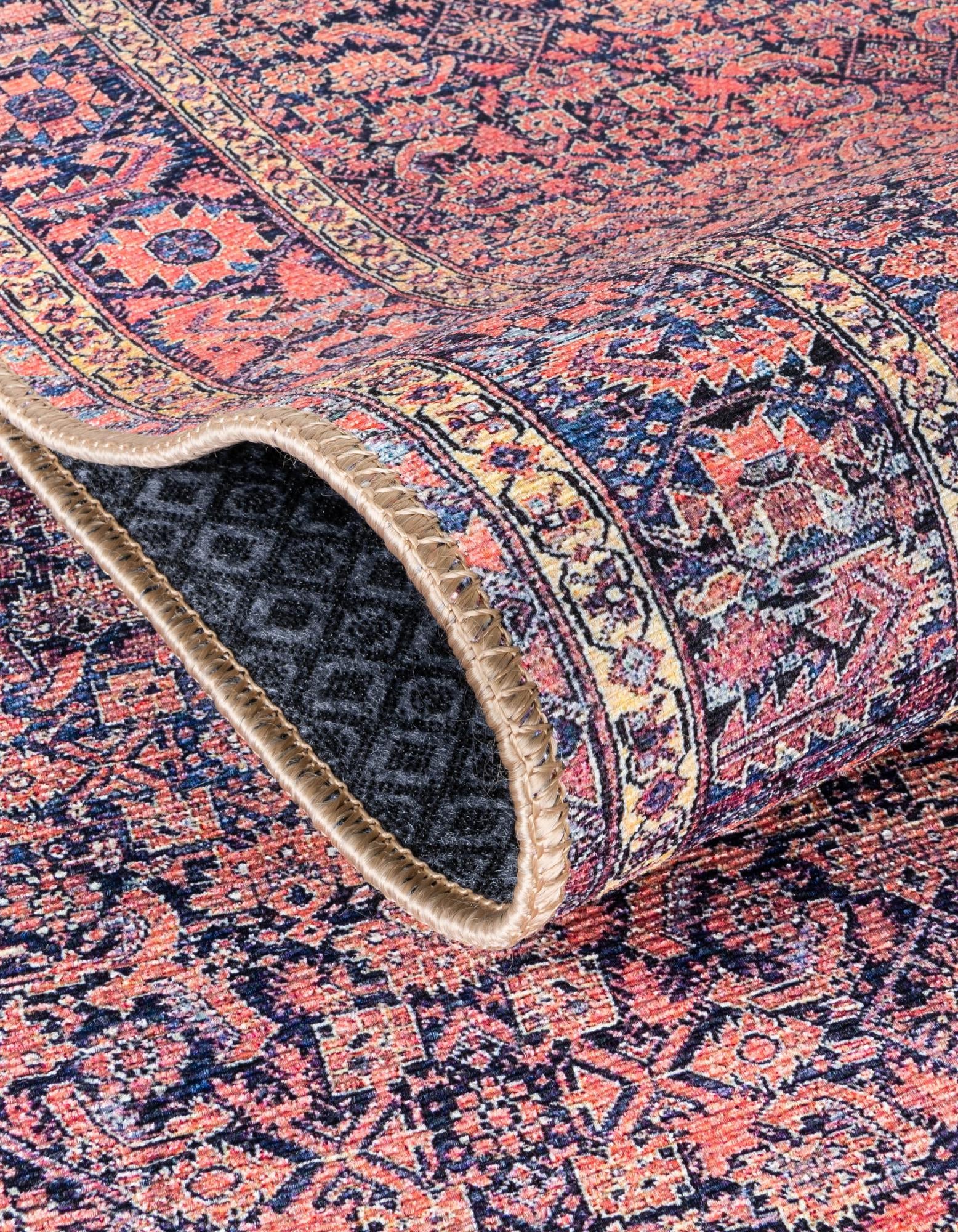 7' 6 x 7' 6 Washable Timeless Octagon Rug