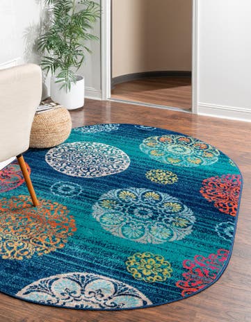 4' x 6' Azalea Oval Rug