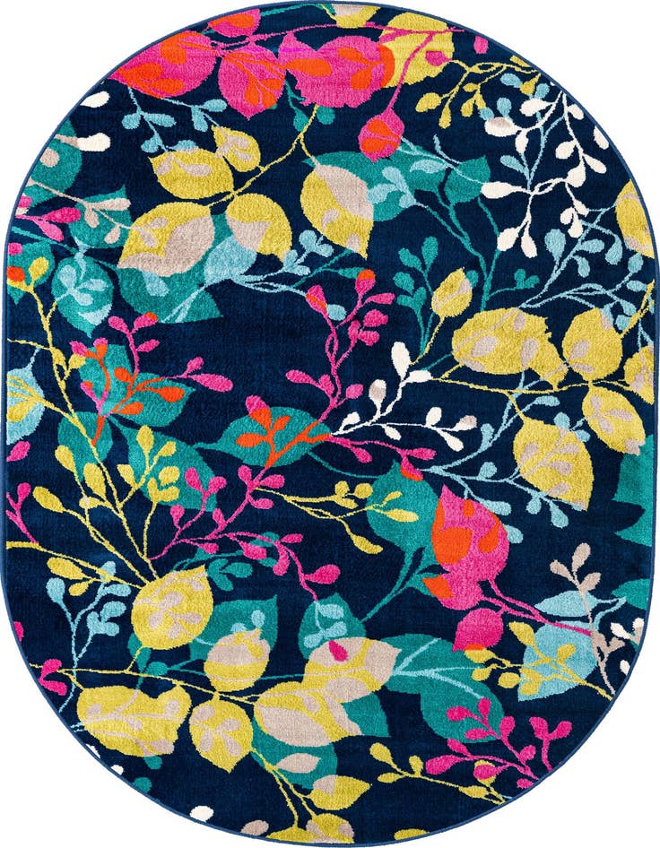 Detail image of 4' x 6' Azalea Oval Rug