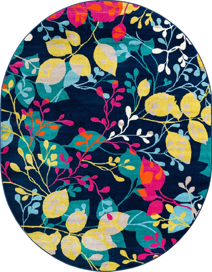 Detail image of 7' 10 x 10' Azalea Oval Rug