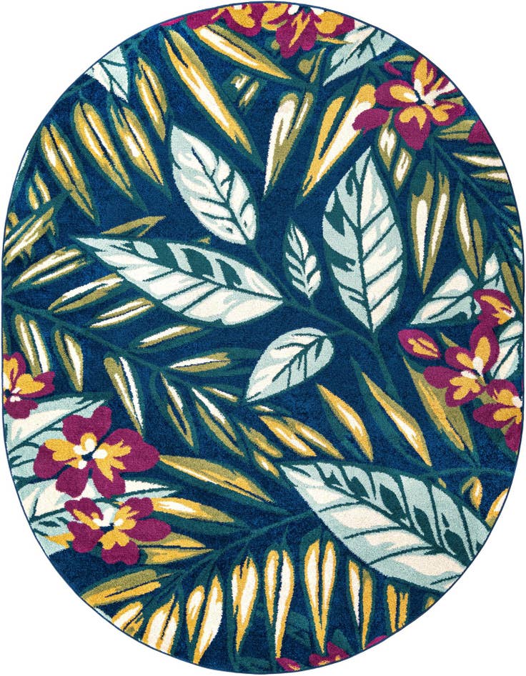 Detail image of 7' 10 x 10' Bloom Oval Rug