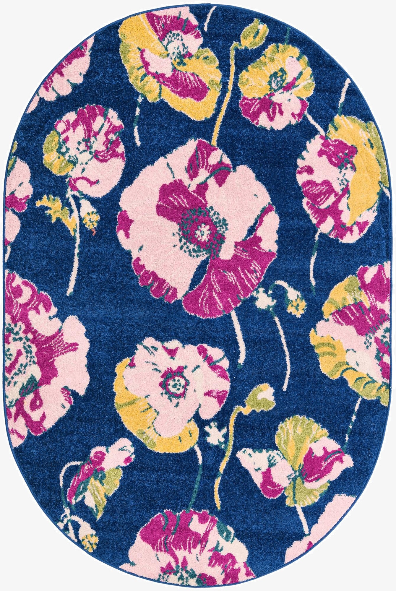 5' 3 x 7' 10 Bloom Oval Rug