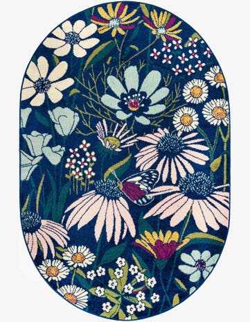 5' 3 x 7' 10 Bloom Oval Rug