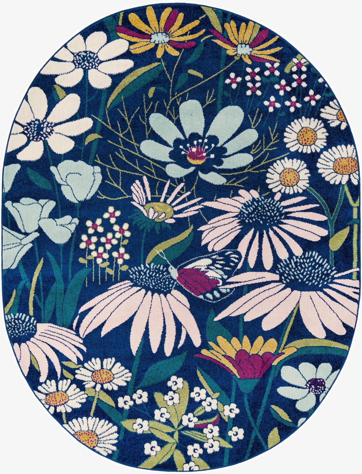 7' 10 x 10' Bloom Oval Rug