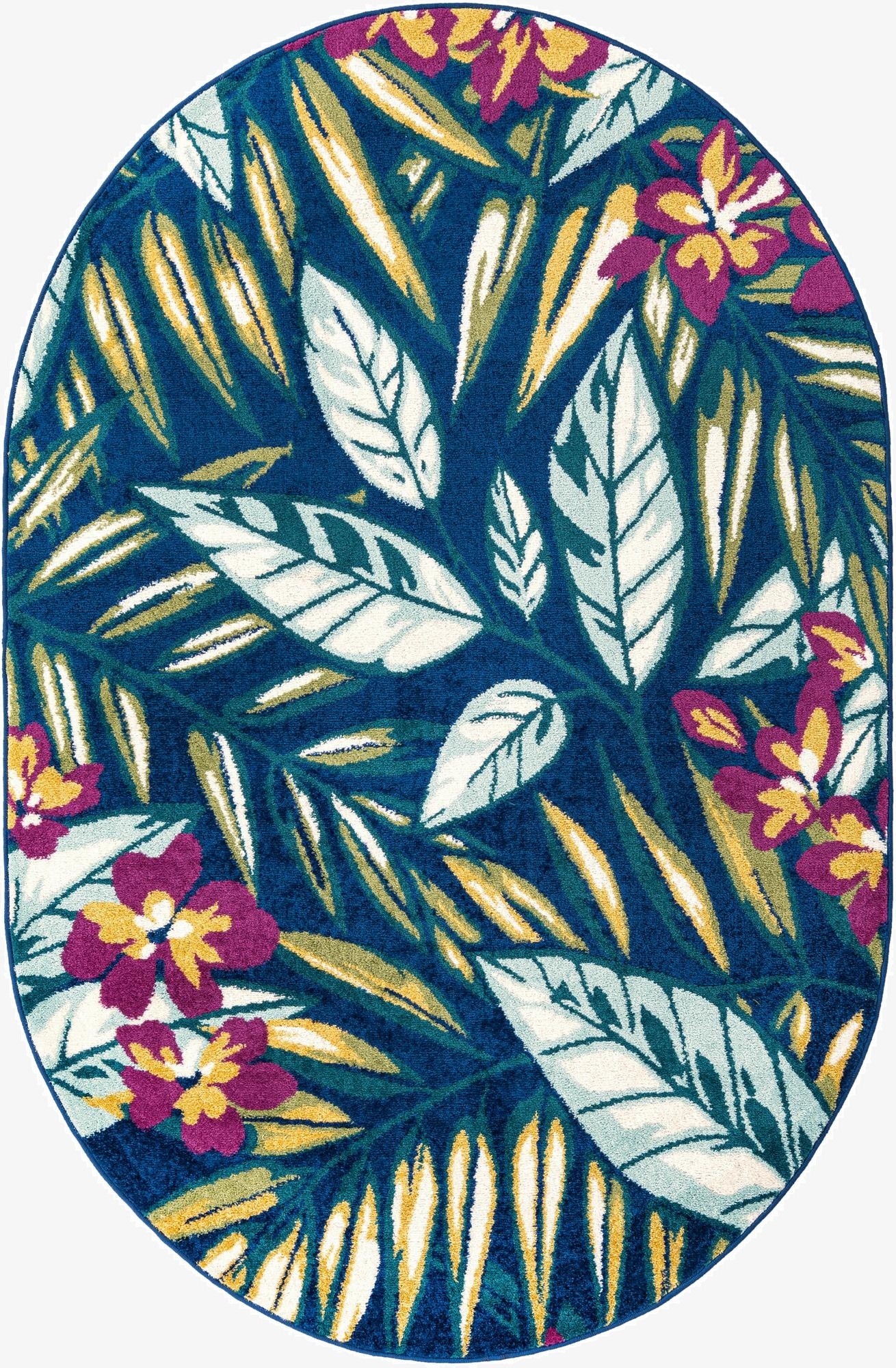 5' 3 x 7' 10 Bloom Oval Rug