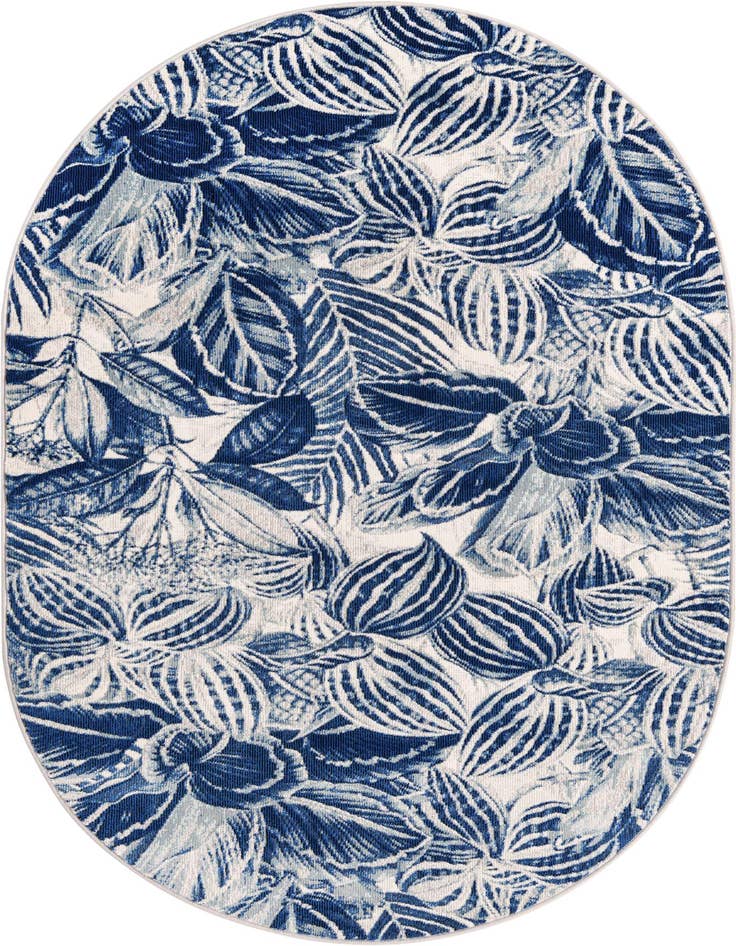 Detail image of 4' x 6' Blossom Oval Rug