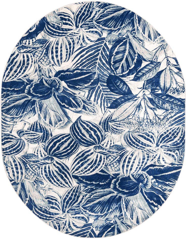 Detail image of 7' 10 x 10' Blossom Oval Rug