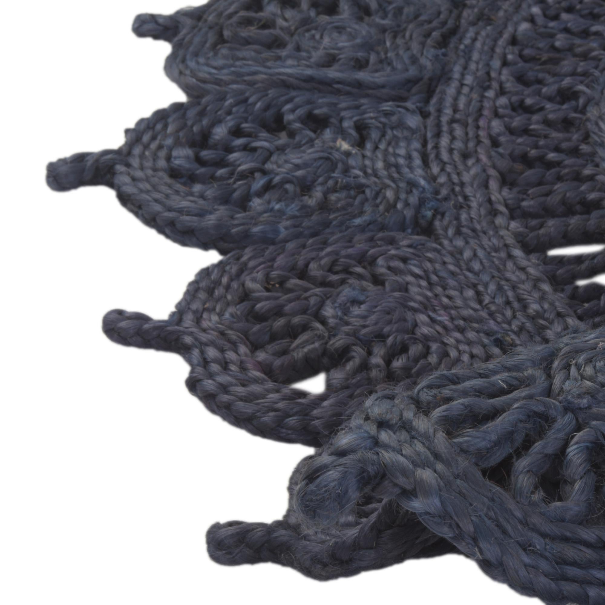 3' 1 x 5' 1 Handmade Braided Jute Oval Rug