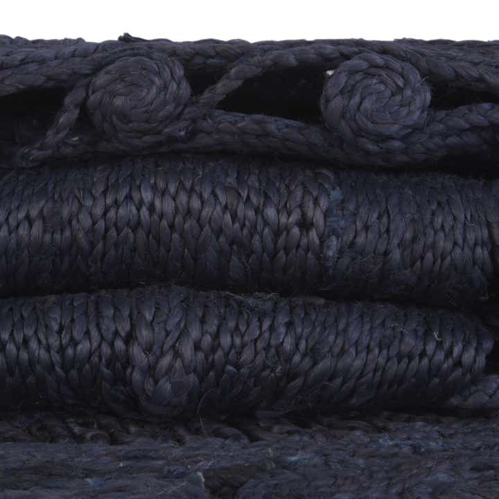 7' 10 x 10' Handmade Braided Jute Oval Rug