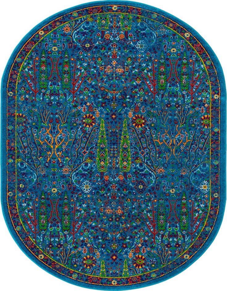 Detail image of 5' 3 x 8' Calypso Oval Rug