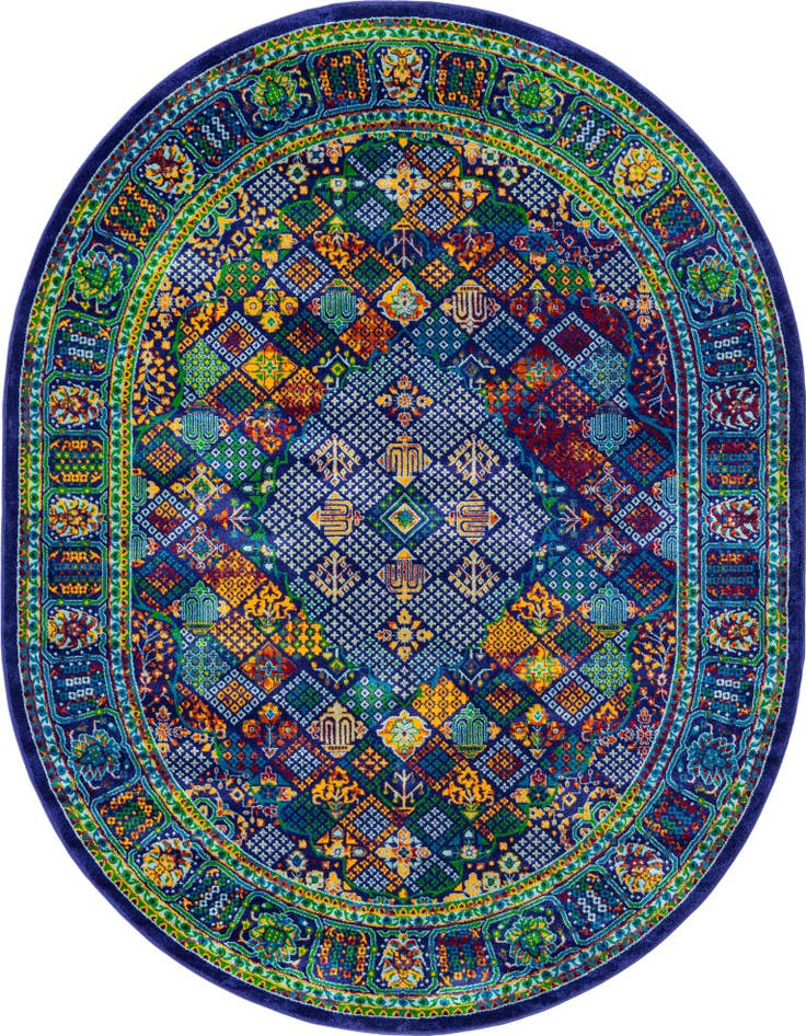 Detail image of 7' 10 x 10' Calypso Oval Rug