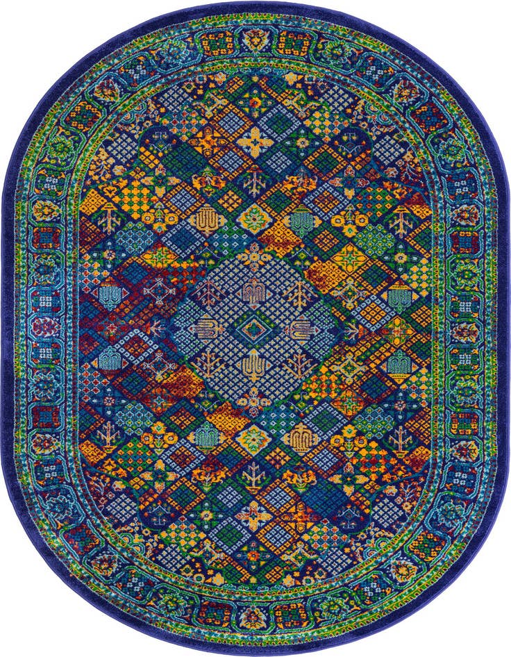 Detail image of 5' 3 x 8' Calypso Oval Rug