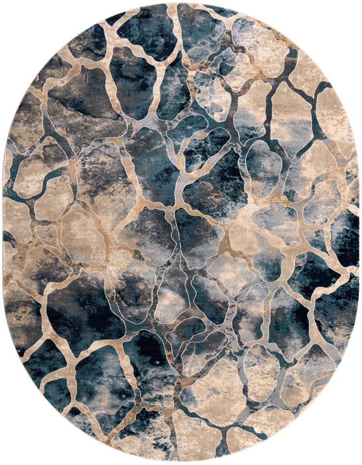 Detail image of 7' 10 x 10' Ethereal Oval Rug
