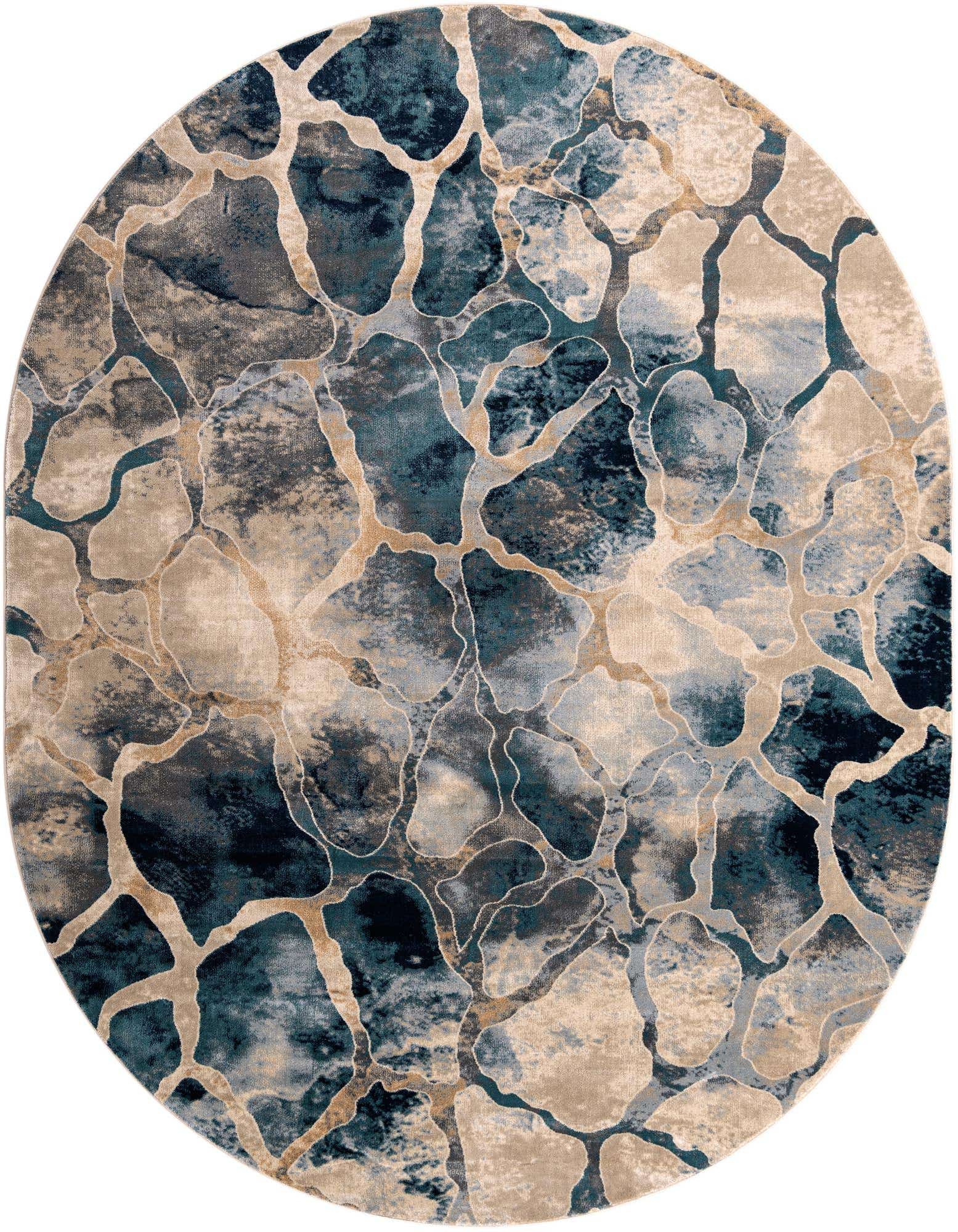 6' x 9' Gossamer Oval Rug