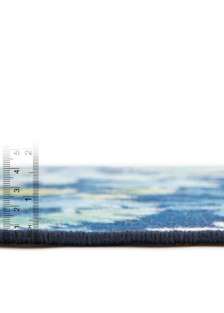 2' x 3' 1 Easy-Clean Jill Zarin Caribbean Indoor / Outdoor Oval Rug