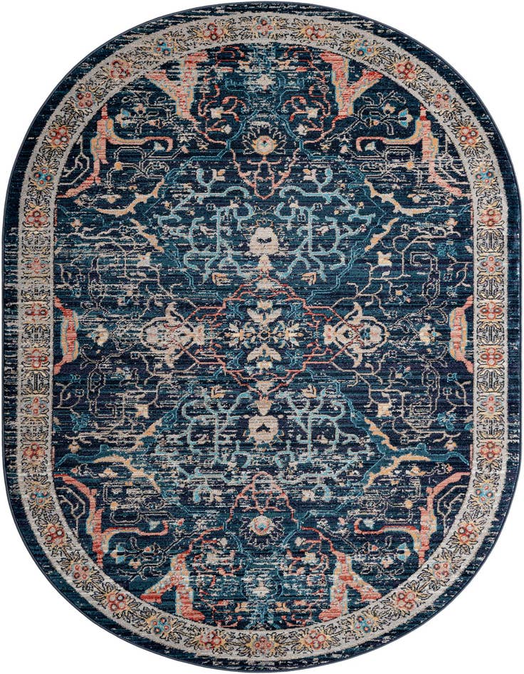 Detail image of 5' 3 x 8' Lola Oval Rug