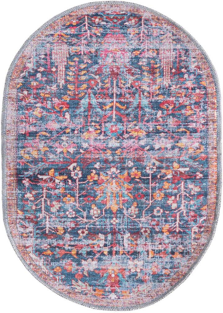 2' x 3' Washable Maahru Oval Rug