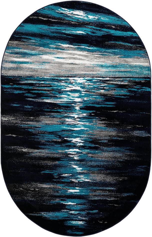 Detail image of 5' x 8' Metropolis Oval Rug