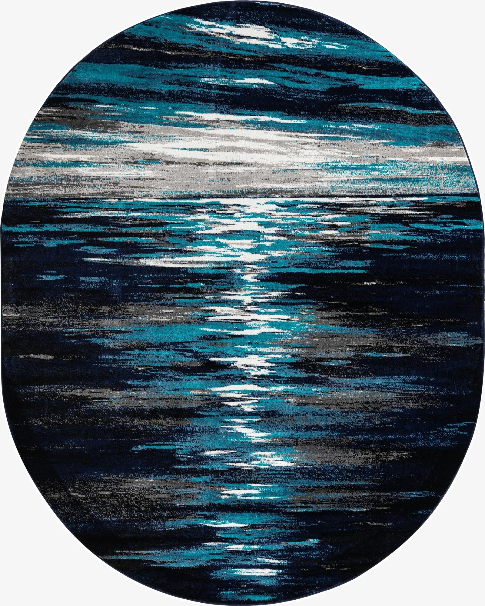 8' x 10' Metropolis Oval Rug