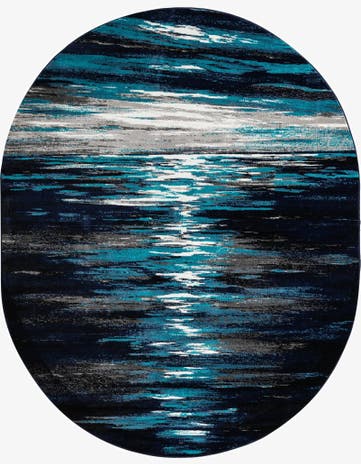 8' x 10' Metropolis Oval Rug