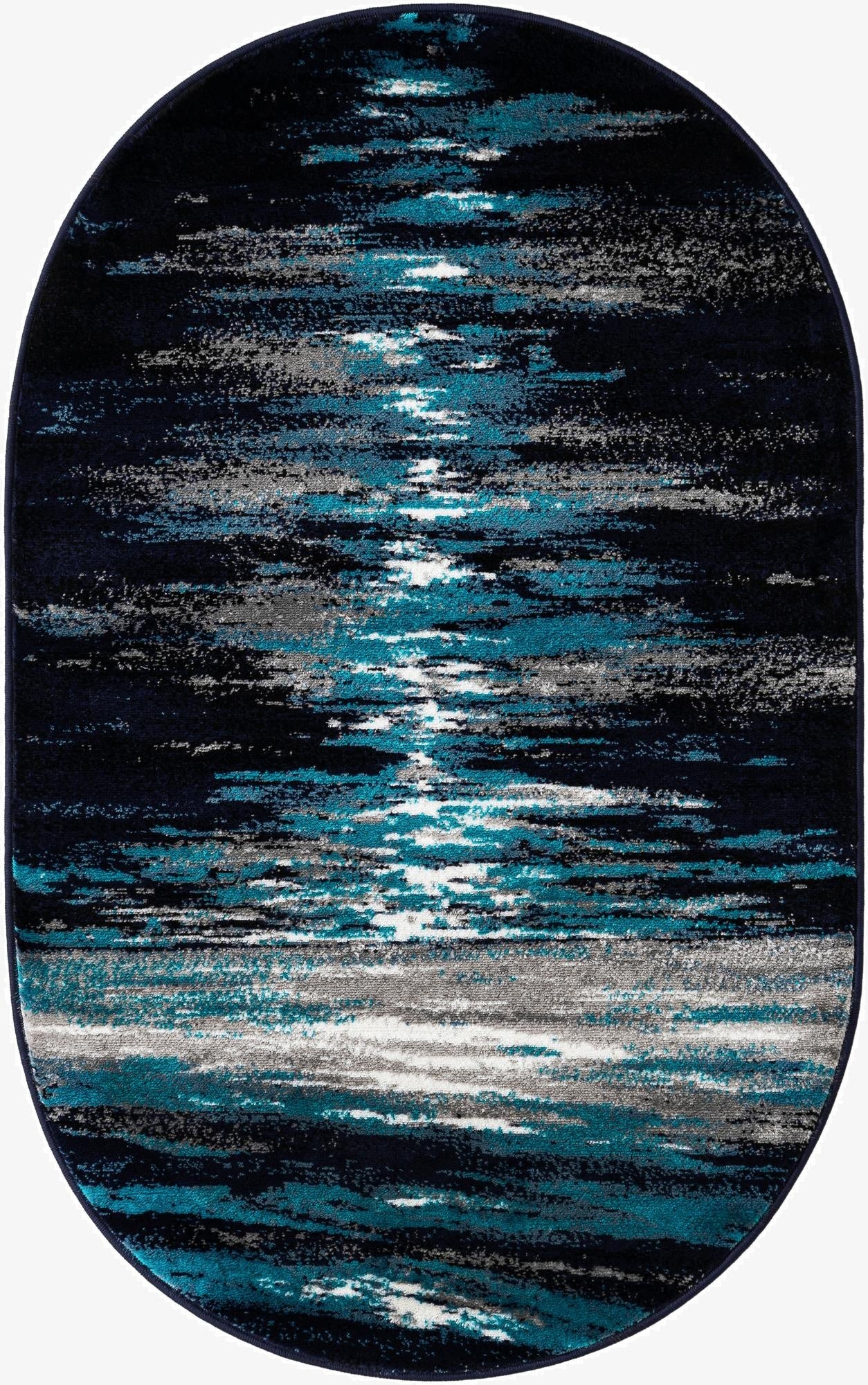 3' 3 x 5' 3 Metropolis Oval Rug