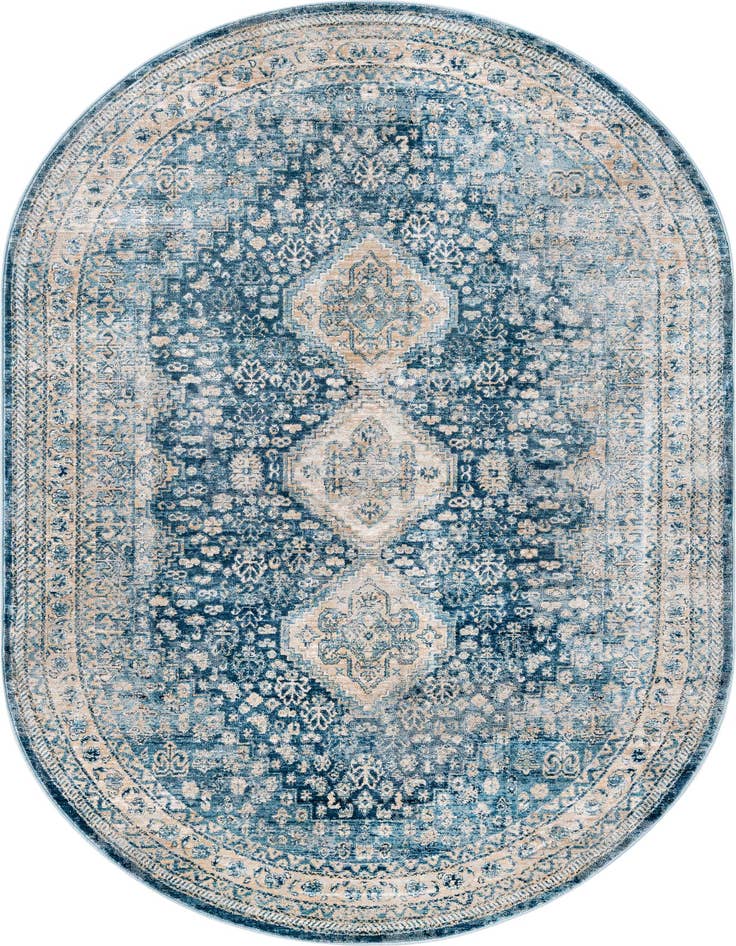 Detail image of 5' 3 x 8' Newport Oval Rug