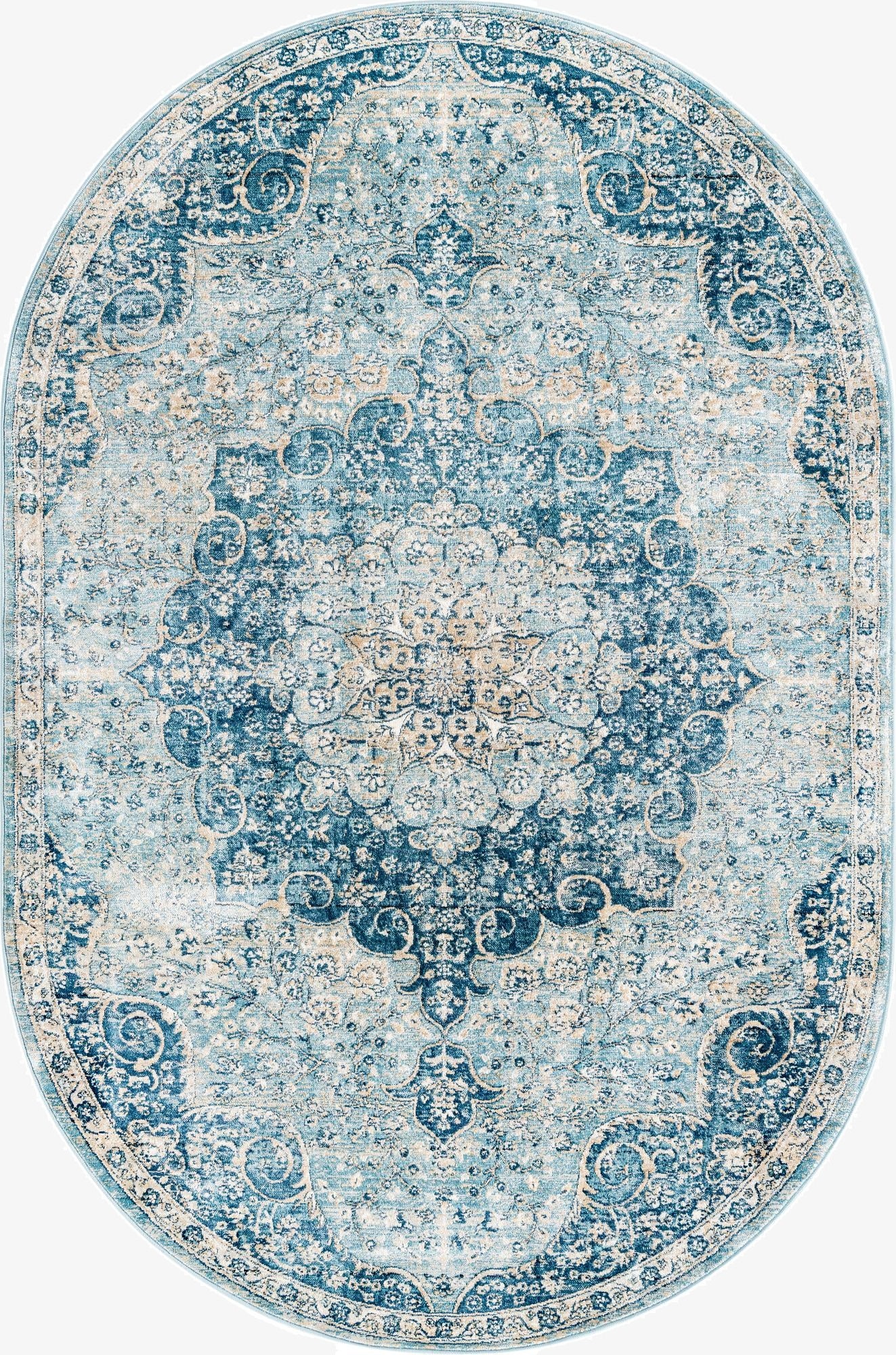 5' 3 x 8' Newport Oval Rug