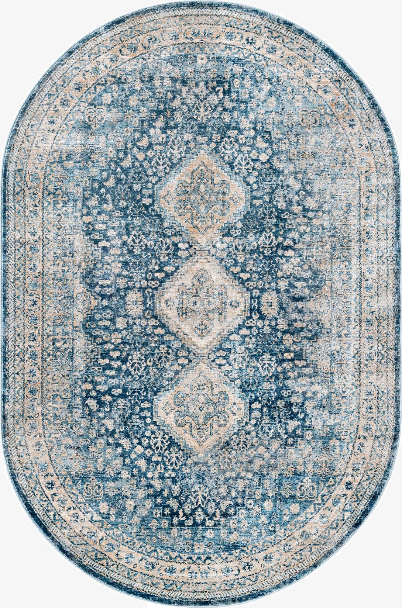 5' 3 x 8' Newport Oval Rug
