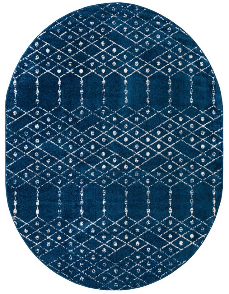 Detail image of 7' 10 x 10' Paxon Trellis Oval Rug