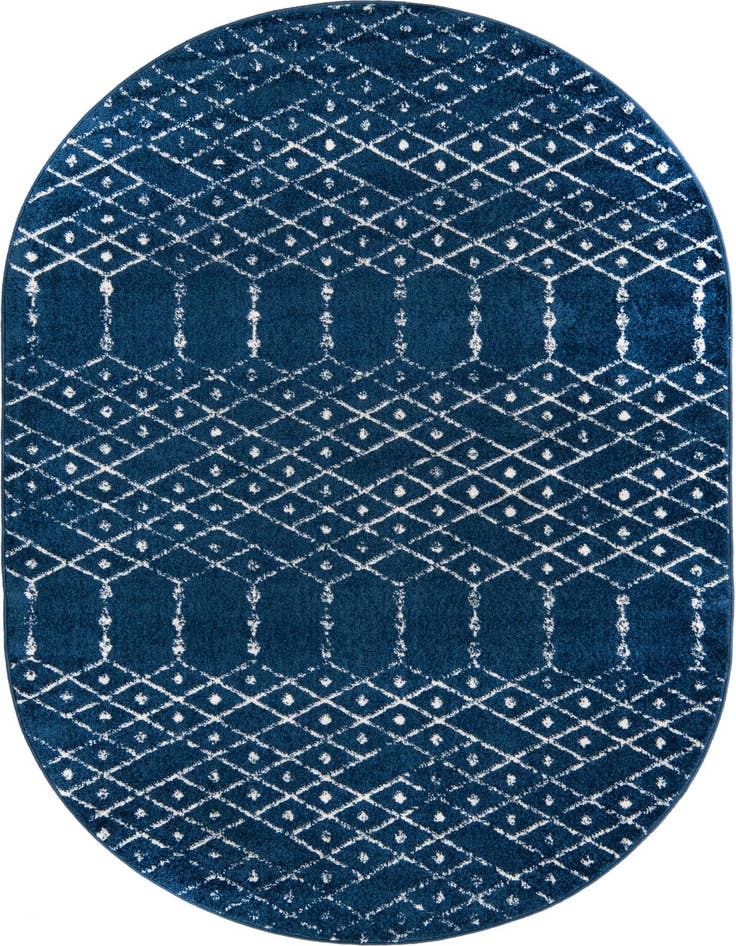 Detail image of 5' 3 x 8' Paxon Trellis Oval Rug
