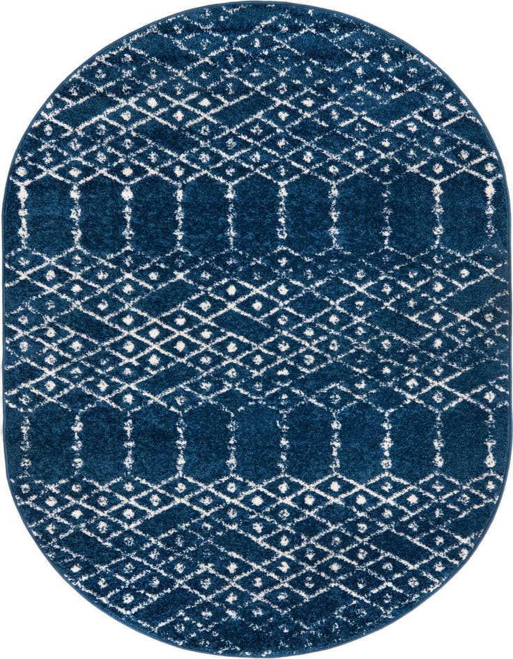 Detail image of 4' x 6' Paxon Trellis Oval Rug