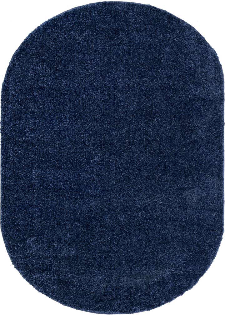 3' 3 x 5' 3 Solid Frieze Oval Rug