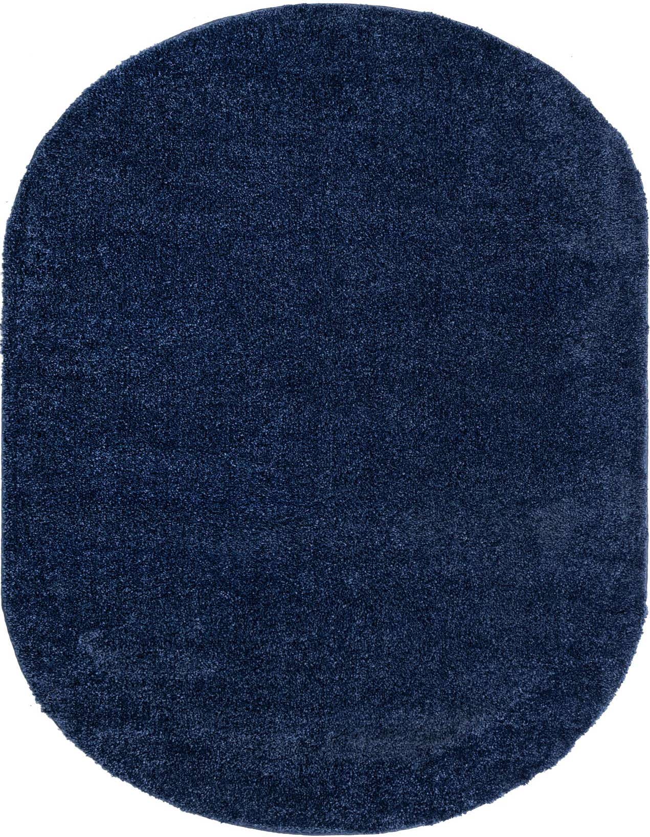 3' 3 x 5' 3 Solid Frieze Oval Rug
