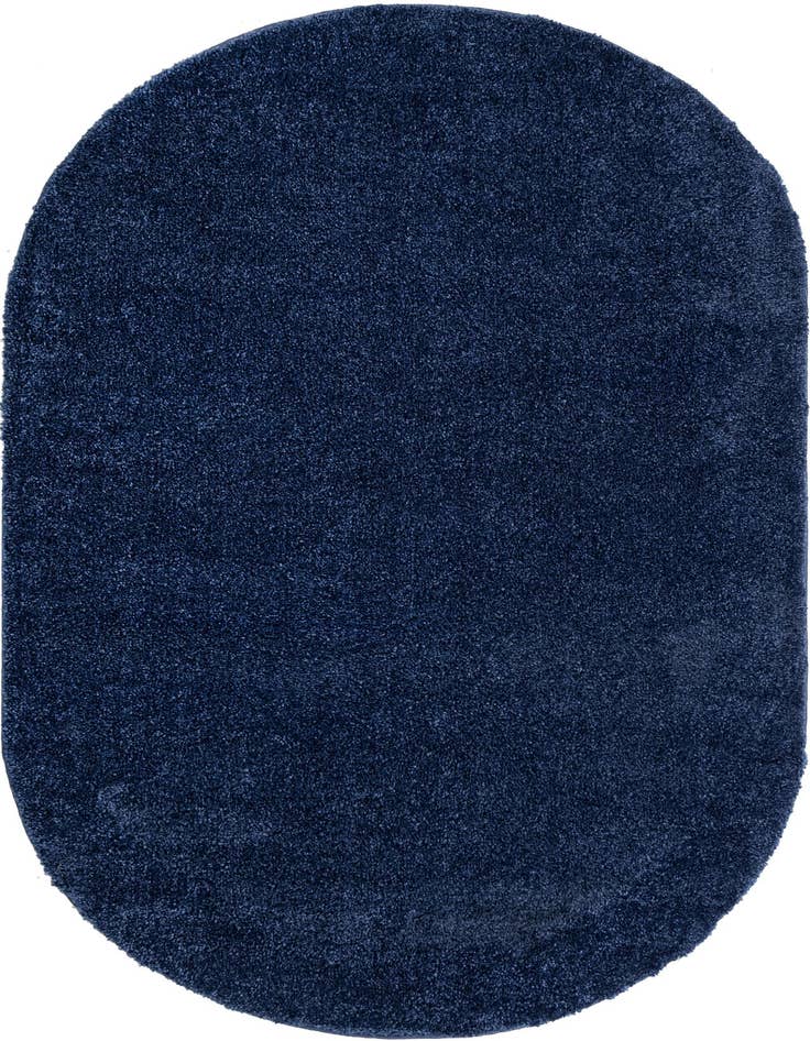 Detail image of 3' 3 x 5' 3 Solid Frieze Oval Rug