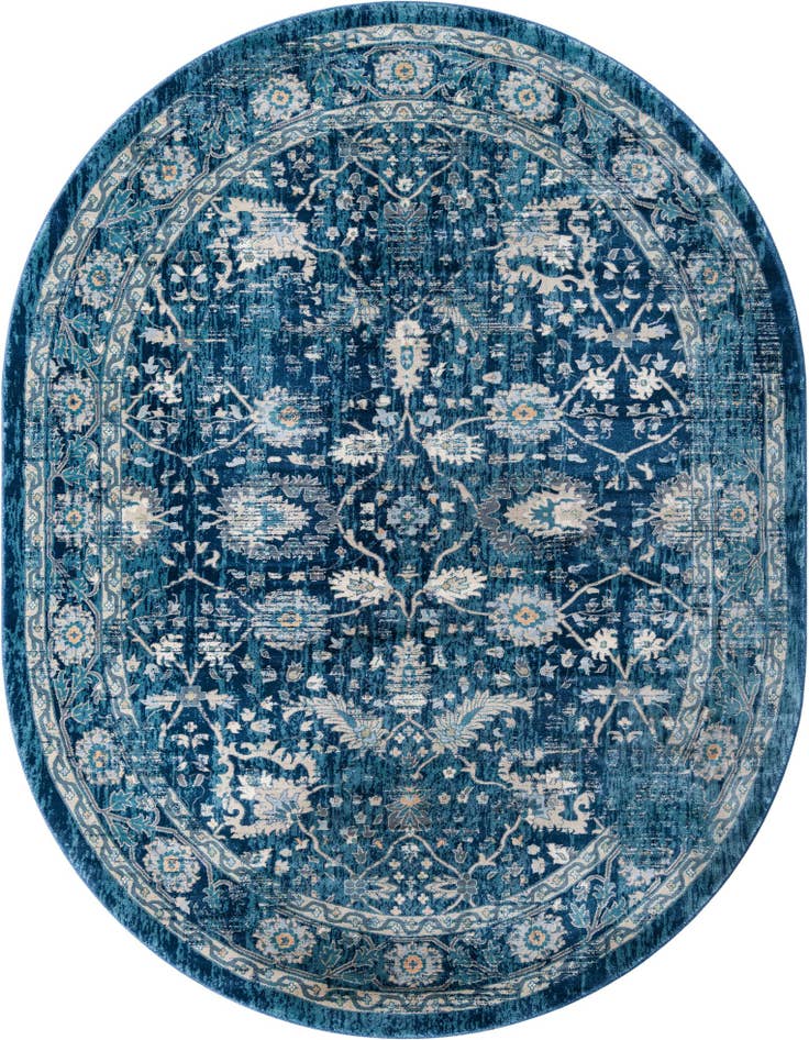 Detail image of 7' 10 x 10' Stockholm Oval Rug