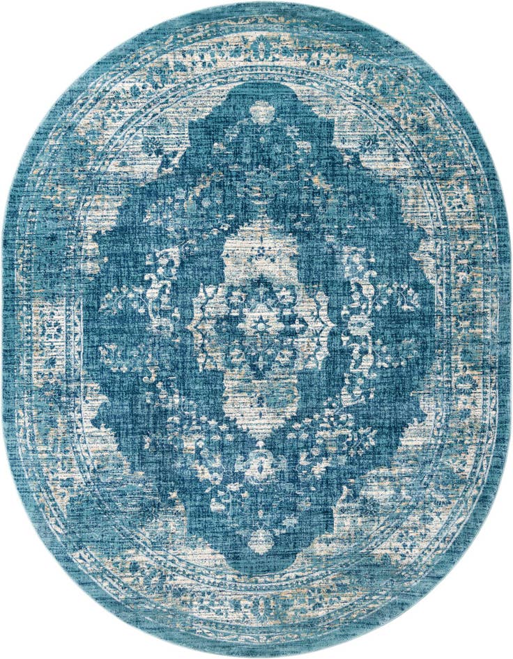 Detail image of 7' 10 x 10' Stockholm Oval Rug