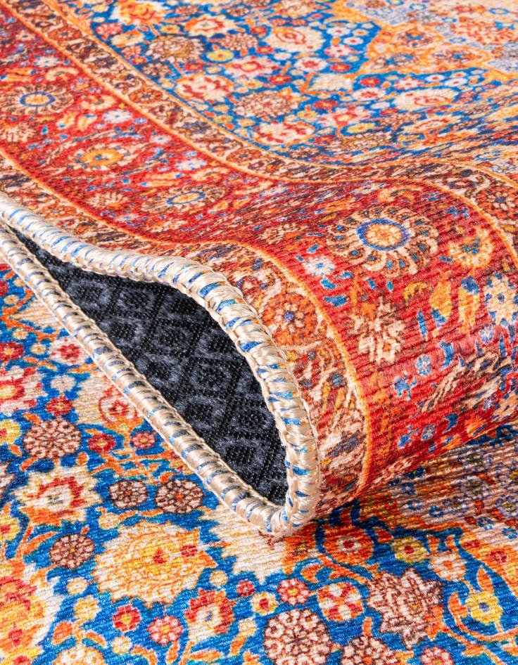 Detail image of 5' x 8' Washable Timeless Oval Rug