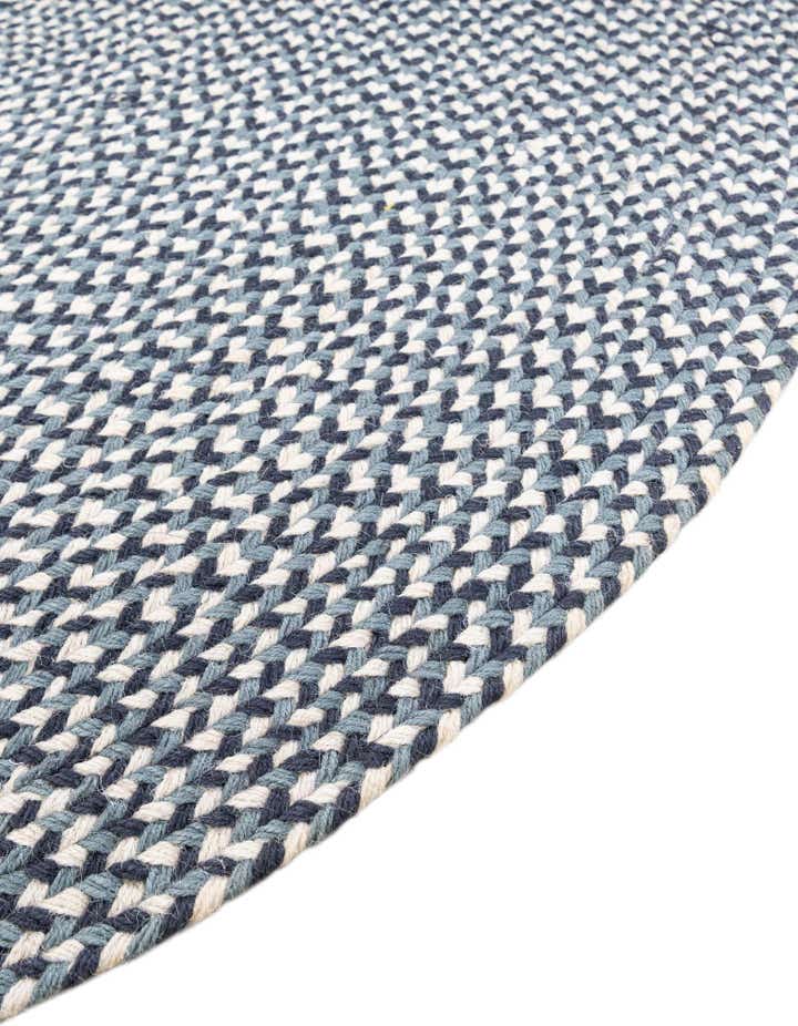 2' x 3' 1 Handmade Tweed Braided Jute Oval Rug