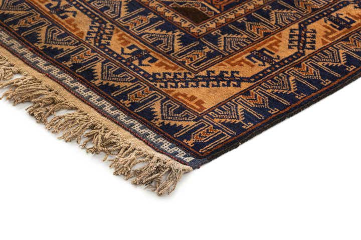 3' x 4' 10 Hand Knotted Afghan Akhche Oriental Wool Rug