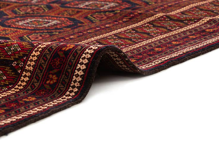 Detail image of 4' x 6' 1 Hand Knotted Afghan Mouri Oriental Wool Rug