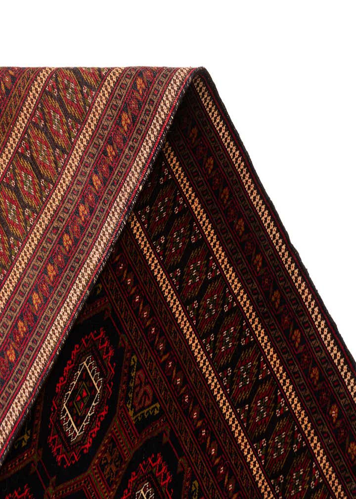 4' x 6' 1 Hand Knotted Afghan Mouri Oriental Wool Rug
