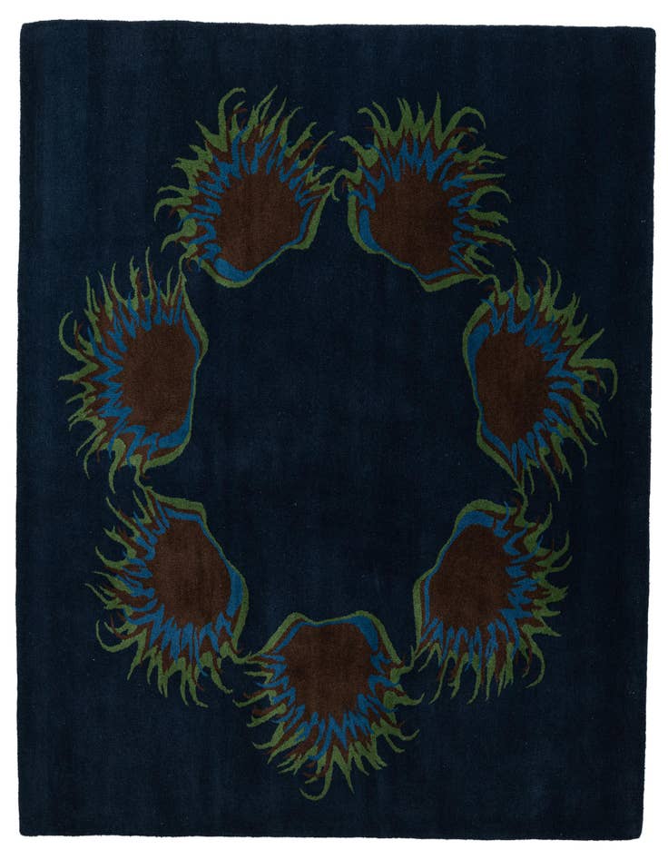 Detail image of 7' 5 x 7' 6 Agra Rug