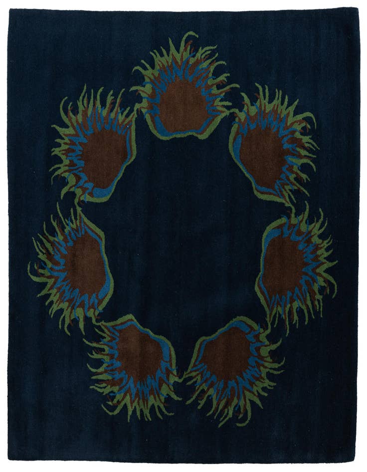 Detail image of 7' 5 x 7' 6 Agra Rug